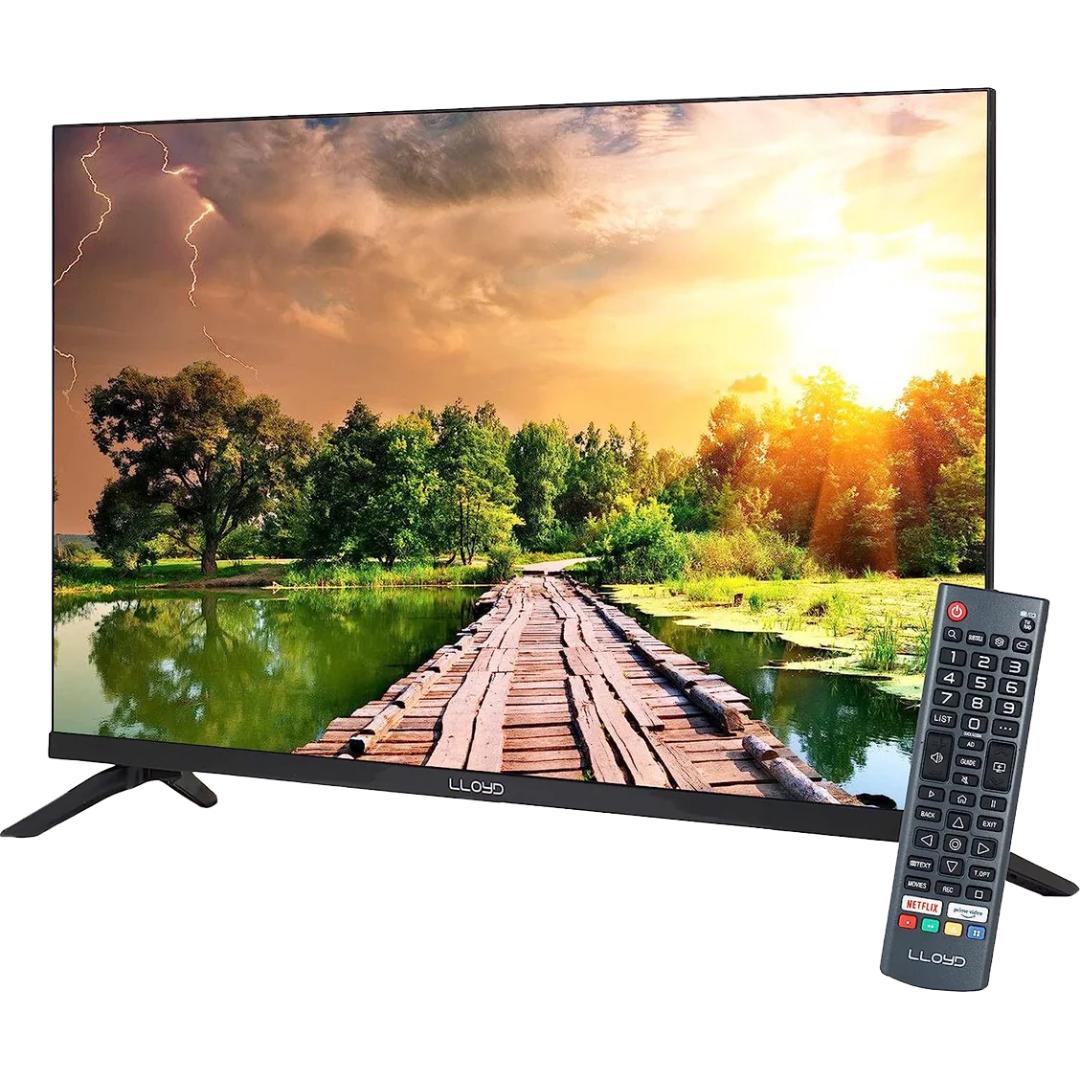 Lloyd 81.28 Centimeter (32) 32HS550G HD Ready AI Quad Core Processor WebOS Smart LED TV (2025 Edition, Black)