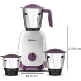 BAJAJ 3 Jars Ninja Series Carve 750W Purple (410578) Mixer Grinder (Purple)