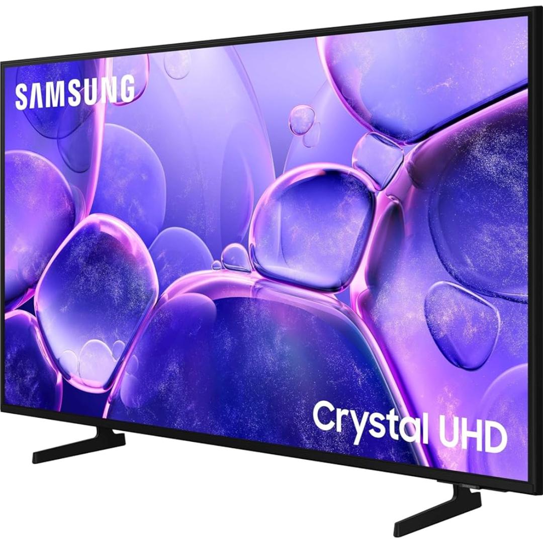 Samsung U8100F Series Crystal 4K Ultra HD 4K Upscaling Filmmaker Mode Crystal Processor 4K Tizen™ Alexa & Google Assistant Smart LED TV (2025 Edition, Black)