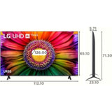 LG 127 Centimeter (50) 50UR8040PSB 4K Ultra HD ThinQ AI 4K Upscaling α5 AI 4K Gen6 Processor WebOS Smart LED TV (2023 Edition, Black)