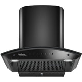 Hindware 60 Centimeter KA Cookerhood Celesia Blk Autoclean 60 IN (521458) 1500 m³/hr Auto Clean Touch & Gesture Control Filterless Wall Mounted Chimney (Black)