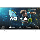 Haier 139.7 Centimeter (55) 55P7GT-P 4K Ultra HD AI Smart Voice by Google Assistant with Far-Field Smart Google LED TV (2024 Edition, Black)