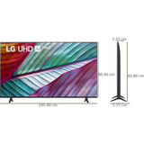 LG 165 Centimeter (65) 65UR7550PSC.ATR 4K Ultra HD ThinQ AI 4K Upscaling α5 AI 4K Gen6 Processor WebOS Smart LED TV (2023 Edition, Black)
