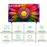 LG 190.5 Centimeter (75) 75UR8040PSB.ATR 4K Ultra HD ThinQ AI 4K Upscaling α5 AI 4K Gen6 Processor WebOS Smart LED TV (2023 Edition, Black)