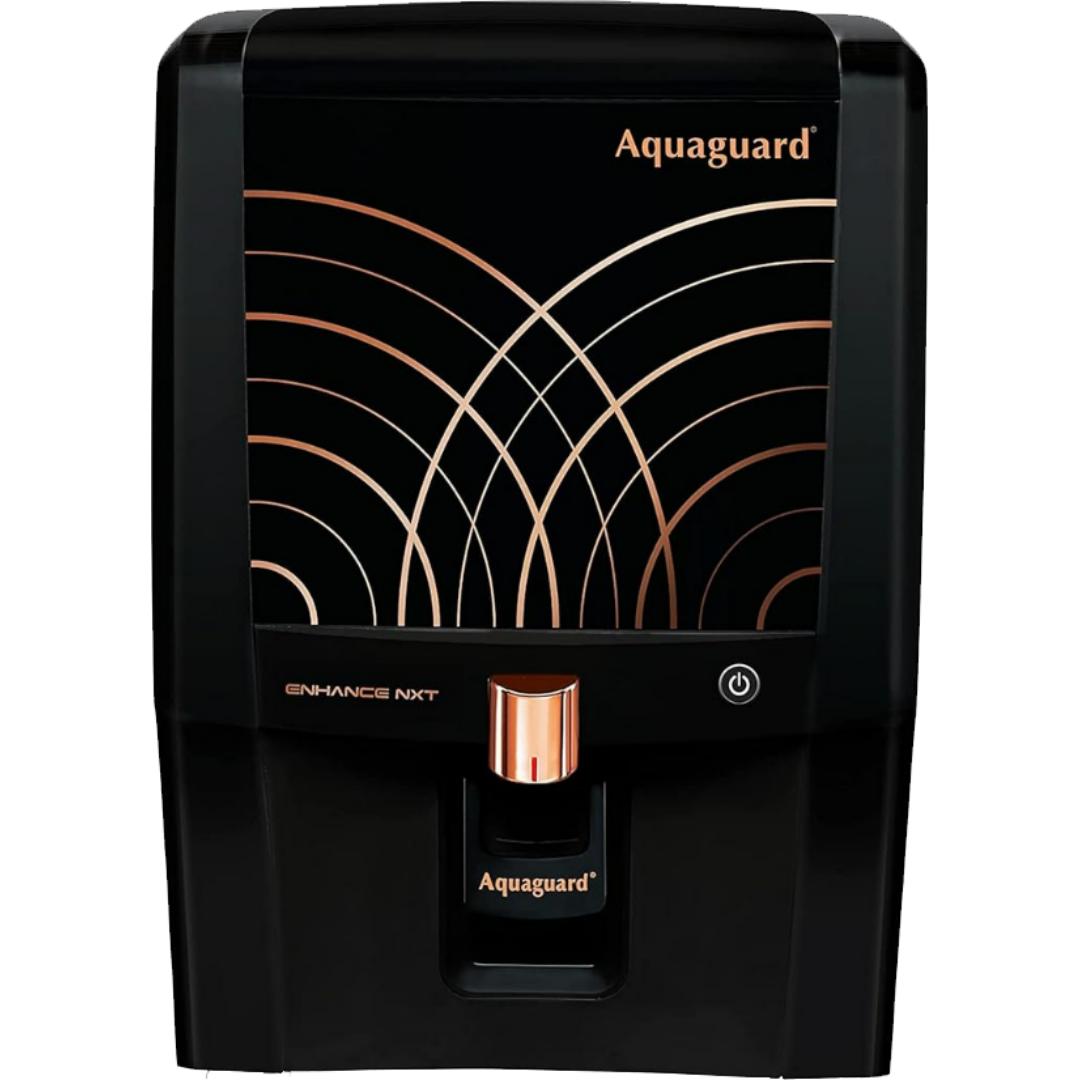 Eureka Forbes 7.0 L Enhance Nxt 2XLife RO+UV+TA 10 Multi Stage Purification with RO+UV+TA Water Purifier (Black)