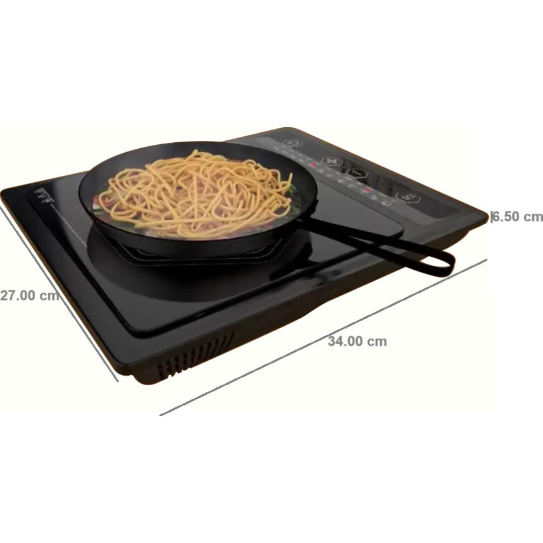 Havells GHCICEHK120 EVO Cook PB-12 1200W Push Button Control Induction Cooktop (Black)