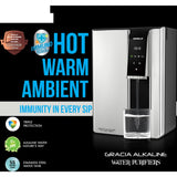 Havells 15.0 L GHWRGAS015 (Havells Gracia Alkaline) 6.50 L Tank RO + UV Alkaline Water Technology Electrical  Water Purifier (Silver and Black)