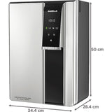 Havells 15.0 L GHWRGAS015 (Havells Gracia Alkaline) 6.50 L Tank RO + UV Alkaline Water Technology Electrical  Water Purifier (Silver and Black)