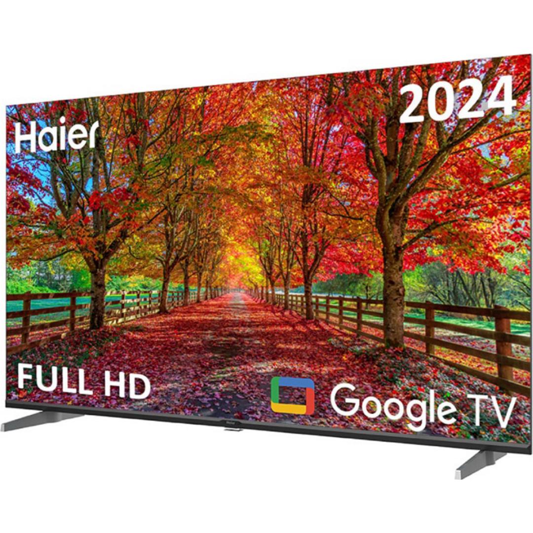 Haier 101.0 Centimeter (40) H40K85EFX Full HD Google Assistant with Smart Remote Control Smart Google LED TV (2024 Edition, Black)