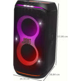 JBL 160 W JBLPBCLUB120IN Club Party Box 120 Wireless Bluetooth Party Speaker (Black)