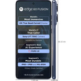 Motorola EDGE 60 FUSION 5G 16.94 Centimeter (6.67) Dual Rear Camera 50MP + 13MP & 32 MP Front Camera 120Hz Super HD+ 1.5K pOLED Quad Curved Display MediaTek Dimensity 7400 Octa Core Processor Smartphones Mobile
