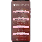 Motorola EDGE 60 FUSION 5G 16.94 Centimeter (6.67) Dual Rear Camera 50MP + 13MP & 32 MP Front Camera 120Hz Super HD+ 1.5K pOLED Quad Curved Display MediaTek Dimensity 7400 Octa Core Processor Smartphones Mobile