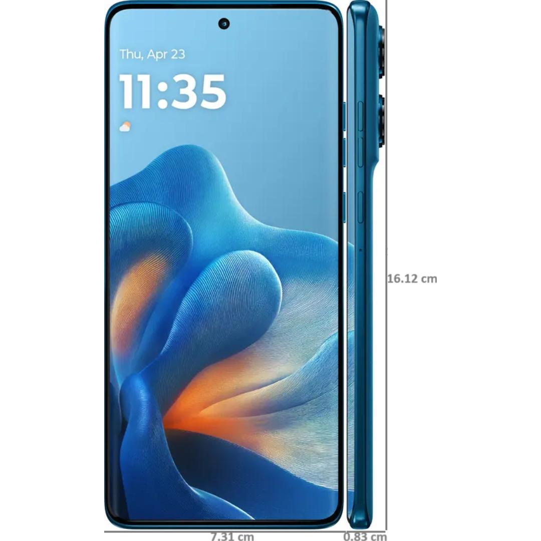 Motorola EDGE 60 FUSION 5G 16.94 Centimeter (6.67) Dual Rear Camera 50MP + 13MP & 32 MP Front Camera 120Hz Super HD+ 1.5K pOLED Quad Curved Display MediaTek Dimensity 7400 Octa Core Processor Smartphones Mobile