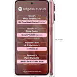 Motorola EDGE 60 FUSION 5G 16.94 Centimeter (6.67) Dual Rear Camera 50MP + 13MP & 32 MP Front Camera 120Hz Super HD+ 1.5K pOLED Quad Curved Display MediaTek Dimensity 7400 Octa Core Processor Smartphones Mobile
