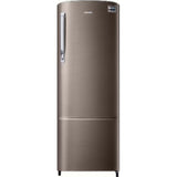 Samsung 246.0 L RR26C3733DX/HL 3 Star Stabilizer Free Operation Digital Invertor Compressor Stylish Grandé Design Direct Cool Single Door Refrigerator (Luxe Brown)