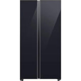 Samsung 653.0 L RS76CB81A333HL 3 Star Twin Cooling Plus with Stabilizer Free Operation Digital Invertor Bespoke Compressor 5-in-1 Convertible Frost Free Side-By-Side Refrigerator (Glam Deep Charcoal)