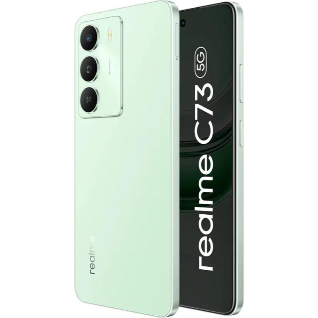 Realme C73 5G 16.94 Centimeter (6.67) 32MP Galaxy Core GC32E2 AF Rear Camera 8MP Front Camera 120Hz Eye Comfort HD+ LCD Display Mediatek Dimensity 6300 Octa Core Processor Smartphones Mobile