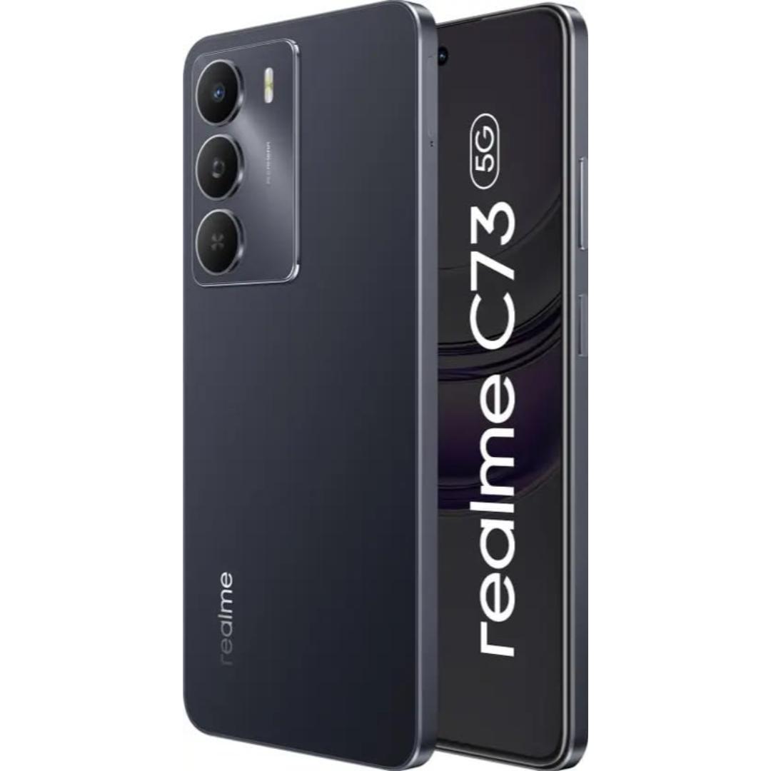 Realme C73 5G 16.94 Centimeter (6.67) 32MP Galaxy Core GC32E2 AF Rear Camera 8MP Front Camera 120Hz Eye Comfort HD+ LCD Display Mediatek Dimensity 6300 Octa Core Processor Smartphones Mobile