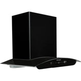 FABER 60 Centimeter SUNNY IN HC SC FL LG 60cm 1200m3/hr Ducted with Touch & Gesture Control Auto Clean Wall Mounted Chimney (Black)