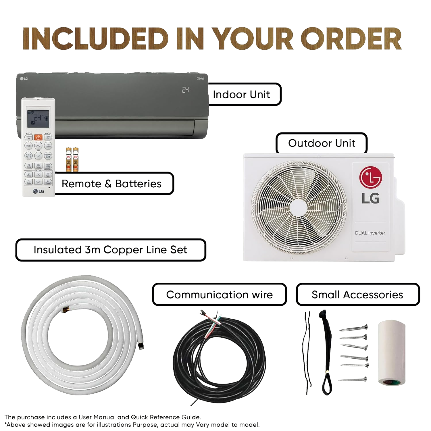 LG 1.5 T US-Q19MWZE 5 Star AI+ Dual Inverter AI+ Convertible 6-in-1 Cooling Energy Manager+, Diet Mode+, Viraat Mode HimClean HD Filter with Anti-Virus Protection ThinQ™ (Wi-Fi) Split Air Conditioner (2025 Model, Black)