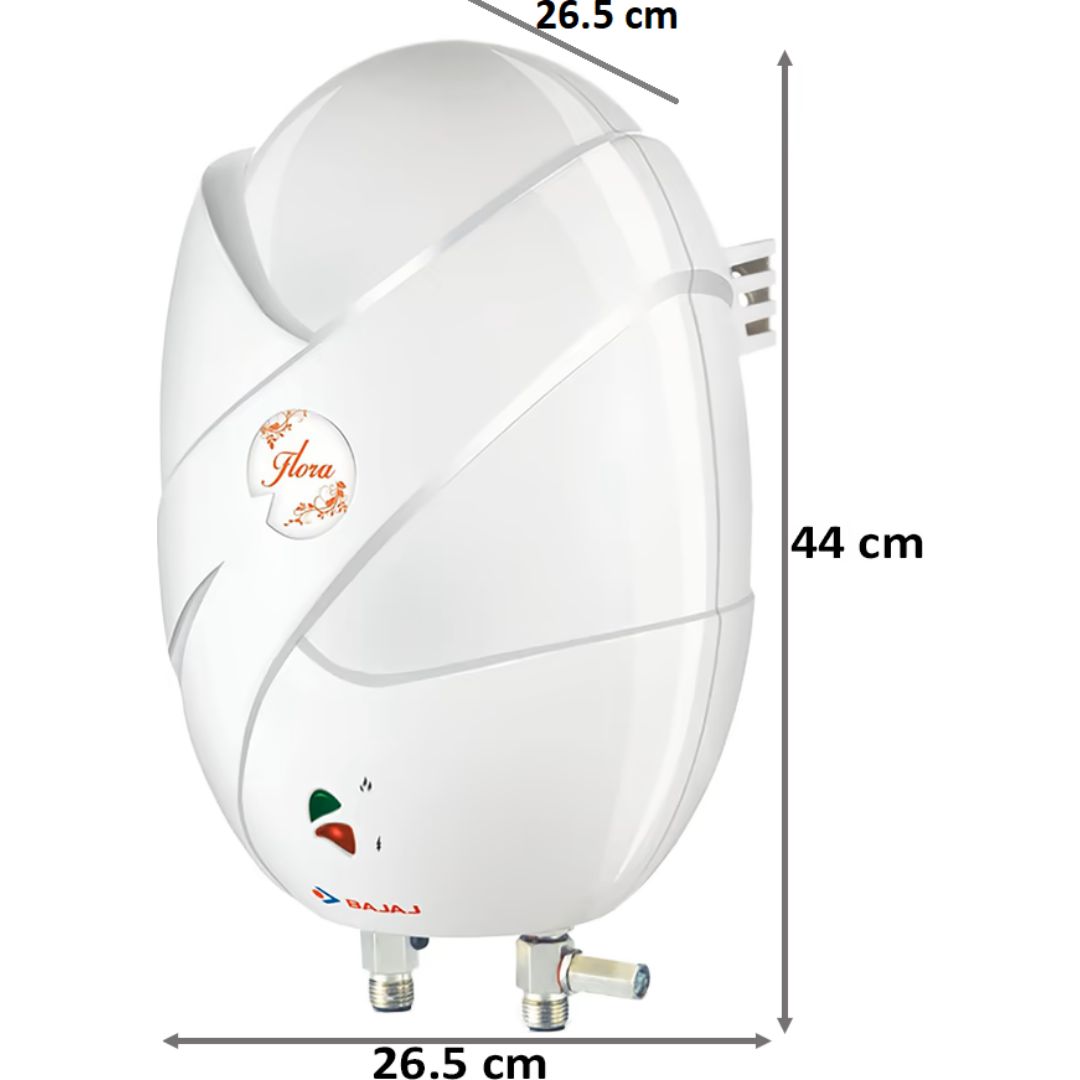 Bajaj 3.0 L Flora 3L IWH 3KW (150704) Instant Water Geyser (White)