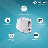 Bajaj 750 W (270030) Auto Pop Toaster ATX 4 Pop-up Toaster (White)