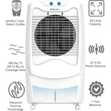 Bajaj 54.0 L DC 55 DLX-New (480130) Anti Bacterial Honeycomb Desert Air Cooler (White)