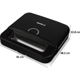 Havells 2 Slice GHCSTDTK075 800 W Perfect Fill Plus Sandwich Toaster (Black)