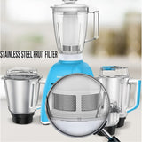 Havells 750 W GHFMGBZB075 4 Jars Momenta NV Twist Lock Mechanism Mixer Grinder (Blue)