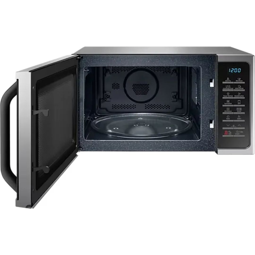 Samsung 28.0 L MC28A5025VS/TL Power Defrost Child Lock Slimfry with Tandoor Technology Convection Microwave Oven (Silver)