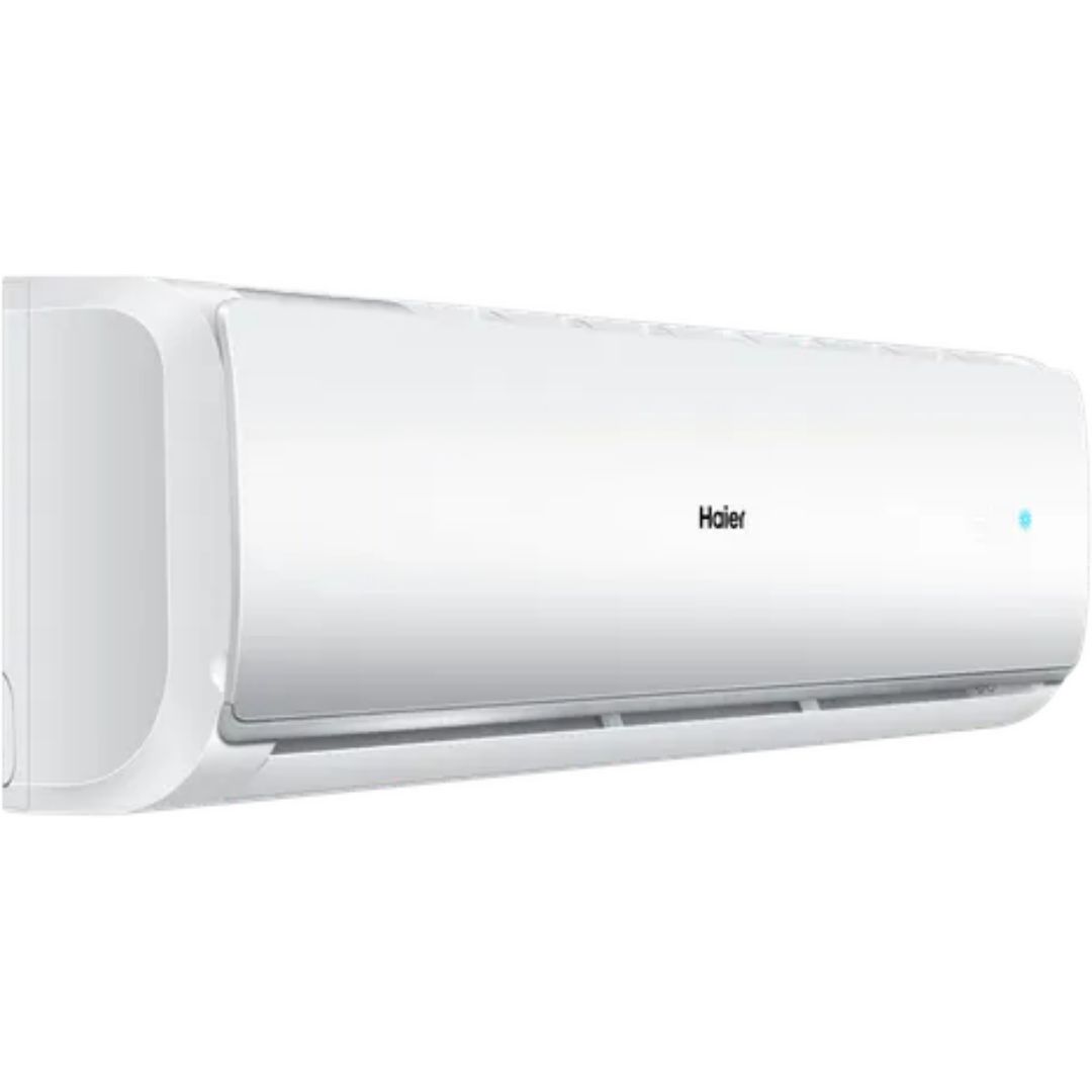 Haier 1.0 T HS12T-TQS2BE-FS 2 Star Turbo Cool Plus with Micro Anti Bacterial Filter Copper Condenser Fixed Speed Split Air Conditioner (2023 Model, White)
