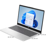 HP 35.6 Centimeter (14) 14-EM0104AU Micro Edge Anti Glare Diagonal Full HD Display 7th Gen AMD Ryzen™ 7 7730U Processor 16 GB/512 GB SSD/Windows 11 Home/MS Office Thin and Light Laptop (Natural Silver)