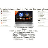 HP 39.62 Centimeter (15.6) 15-FC0690AU Micro Edge Anti Glare Diagonal Full HD Display AMD Ryzen™ 5-7520U Quad Core Processor 16 GB/512 GB SSD/Windows 11 Home/MS Office Thin and Light Laptop (Natural Silver)