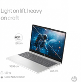 HP 39.62 Centimeter (15.6) 15-FC0805AU Micro Edge Anti Glare Diagonal Full HD Display AMD Ryzen™ 5 7520U Processor 8 GB/512 GB SSD/Windows 11 Home/MS Office Thin and Light Laptop (Natural Silver)