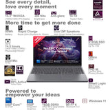 Lenevo 38.86 Centimeter (15.3) 15IRH10R WUXGA IPS Anti Glare Display IdeaPad Slim 3 13th Generation Intel® Core™ 5-210H Processor 16 GB/512 GB SSD/Integrated Intel® UHD Graphics/Windows 11 Home/MS Office Thin and Light Laptop (Luna Grey)