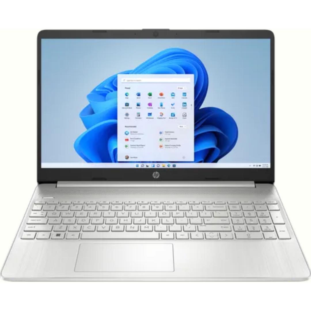 HP 39.60 Centimeter (15.60) 15S-EQ2212AU AMD Ryzen 3 Quad Core 5300U 8 GB/512 GB SSD/Windows 11 Home With MS Office FHD Thin and Light Laptop (Natural Silver)