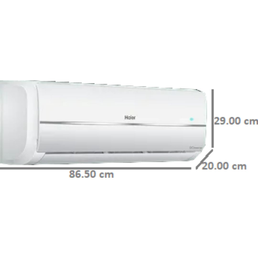 Haier 1.20 T HS15V-TMS3BE-INV 3 Star Triple Inverter Victory 5 in 1 Convertible with Frost Self Clean Technology Split Air Conditioner (2023 Model, White)
