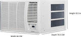 Voltas 1.5 Ton 3 Star Inverter Window AC (2026 Model, 183INV ELITE, 100% Copper Condenser, Turbo Cooling, High Ambient Cooling, Self Diagnosis, Gold)
