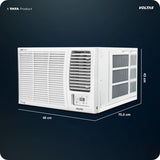 Voltas 2026 Model 1.5 Ton 5 Star Inverter Window AC (100% Copper, Convertible 2-in-1 Cooling Modes, Anti-Dust Filter, 2-Way Swing, Memory Restart, Sleep Mode, 185INV ELITE, White)