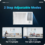 Voltas 2026 Model 1.5 Ton 5 Star Inverter Window AC (100% Copper, Convertible 2-in-1 Cooling Modes, Anti-Dust Filter, 2-Way Swing, Memory Restart, Sleep Mode, 185INV ELITE, White)