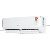 Voltas 1.50 T 185V Vectra Eden 5 Star Anti Dust Filter, Antimicrobial Protection, Anti-Corrosive Coating, Turbo Mode Inverter Split Air Conditioner (2023 Model, White)