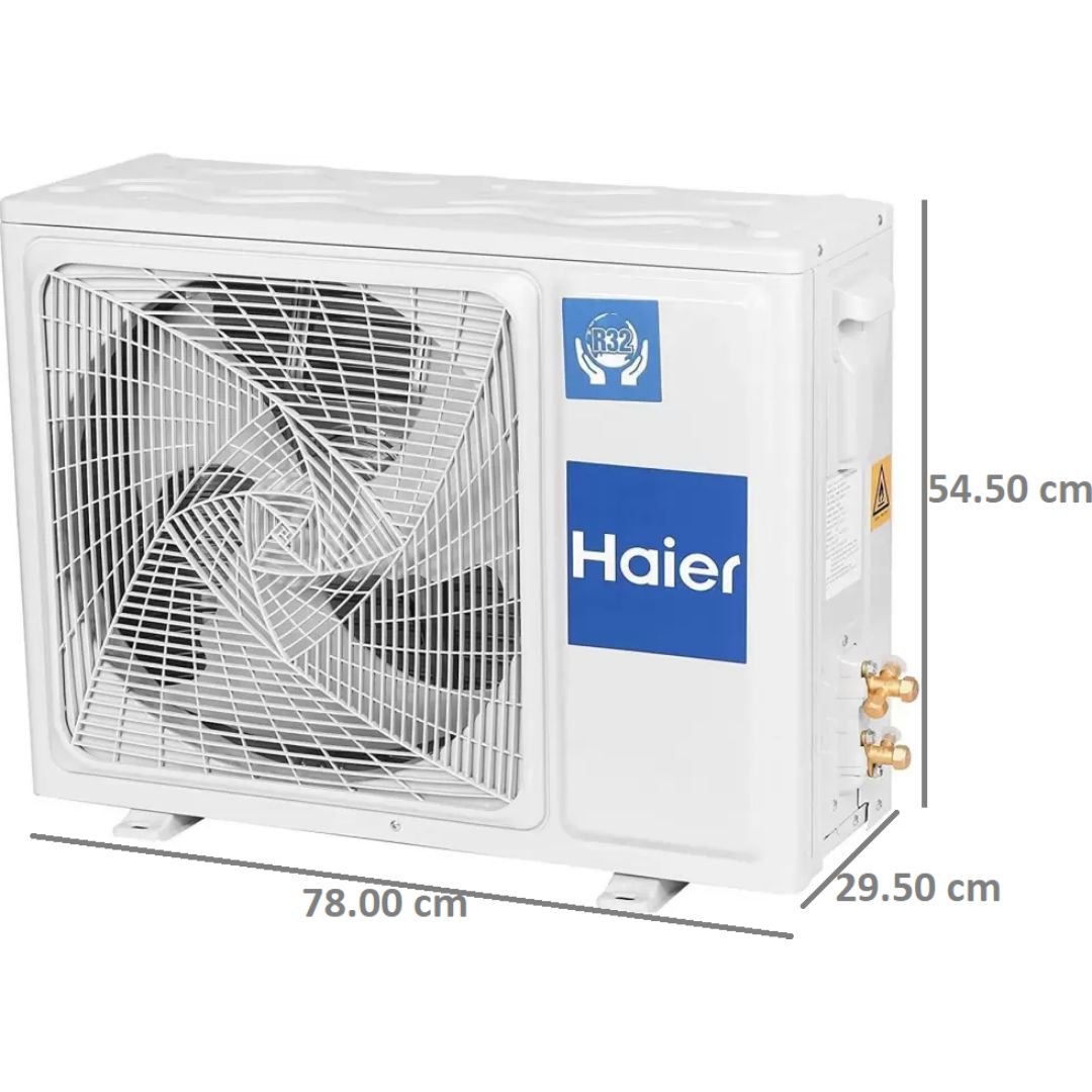 Haier 1.50 T HS18K-PYG3BE1 INV 3 Star Kinouchi with Frost Self Clean 7 in 1 Convertible Intelli Triple Inverter Plus Split Air Conditioner (2023 Model, White)