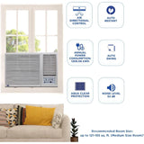 Carrier 1.50 T 18K ESTRELLA Fxi (M) (P) 3 Star CIW18EC3R35F0 Convertible Dust Filter with Turbo Mode Inverter Window Air Conditioner (2025 Model, White)