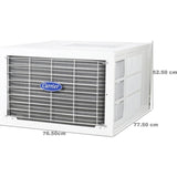 Carrier 1.50 T 18K ESTRELLA Fxi (M) (P) 3 Star CIW18EC3R35F0 Convertible Dust Filter with Turbo Mode Inverter Window Air Conditioner (2025 Model, White)