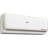 Haier 1.60 T HS19EH-TXS3BE INV 3 Star Elegante Supersonic Cooling with Copper Condenser Inverter 7 in 1 Convertible Hot & Cold Split Air Conditioner (2023 Model, White)