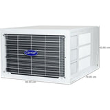 Carrier 1.50 T 19K ESTRELLA Fxi (M) 3 Star CIW19EC3R35F0 Convertible FlexiCool (4 in 1) Dust Filter with Turbo Mode Inverter Window Air Conditioner (2025 Model, White)
