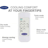 Carrier 1.50 T 19K ESTRELLA Fxi (M) 5 Star CIW19EC5R35F0 Convertible FlexiCool (4 in 1) Dust Filter with Turbo Mode Inverter Window Air Conditioner (2025 Model, White)