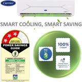 Carrier 1.50 T 19K XPERT LUMO FXi 3 Star Alpha Hybridjet (2.0) CAI19PL3R35F0 Convertible 6 in 1 Flexi Cool Top HD Filter (Xpert) with PM 2.5 Micron Filter Inverter Split Air Conditioner (2025 Model, White)