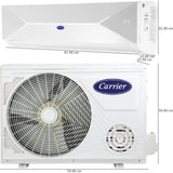 Carrier 1.50 T 19K XPERT LUMO FXi 3 Star Alpha Hybridjet (2.0) CAI19PL3R35F0 Convertible 6 in 1 Flexi Cool Top HD Filter (Xpert) with PM 2.5 Micron Filter Inverter Split Air Conditioner (2025 Model, White)