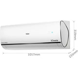 Haier 1.60 T HS19U-PYFC5BE-INV 5 Star UV Heavy Duty Pro 7 in 1 Convertible with Micro Anti Bacterial Filter Inverter Smart Split Air Conditioner (2023 Model, White)